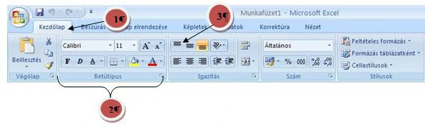 Excel Menü Részletes Magyarázata